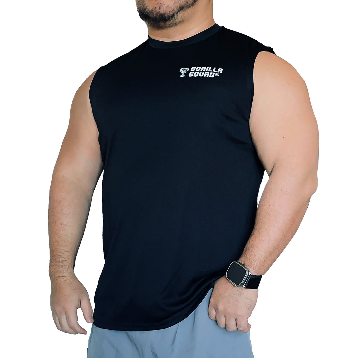 吸汗速乾ドライノースリーブ(ロゴ小)