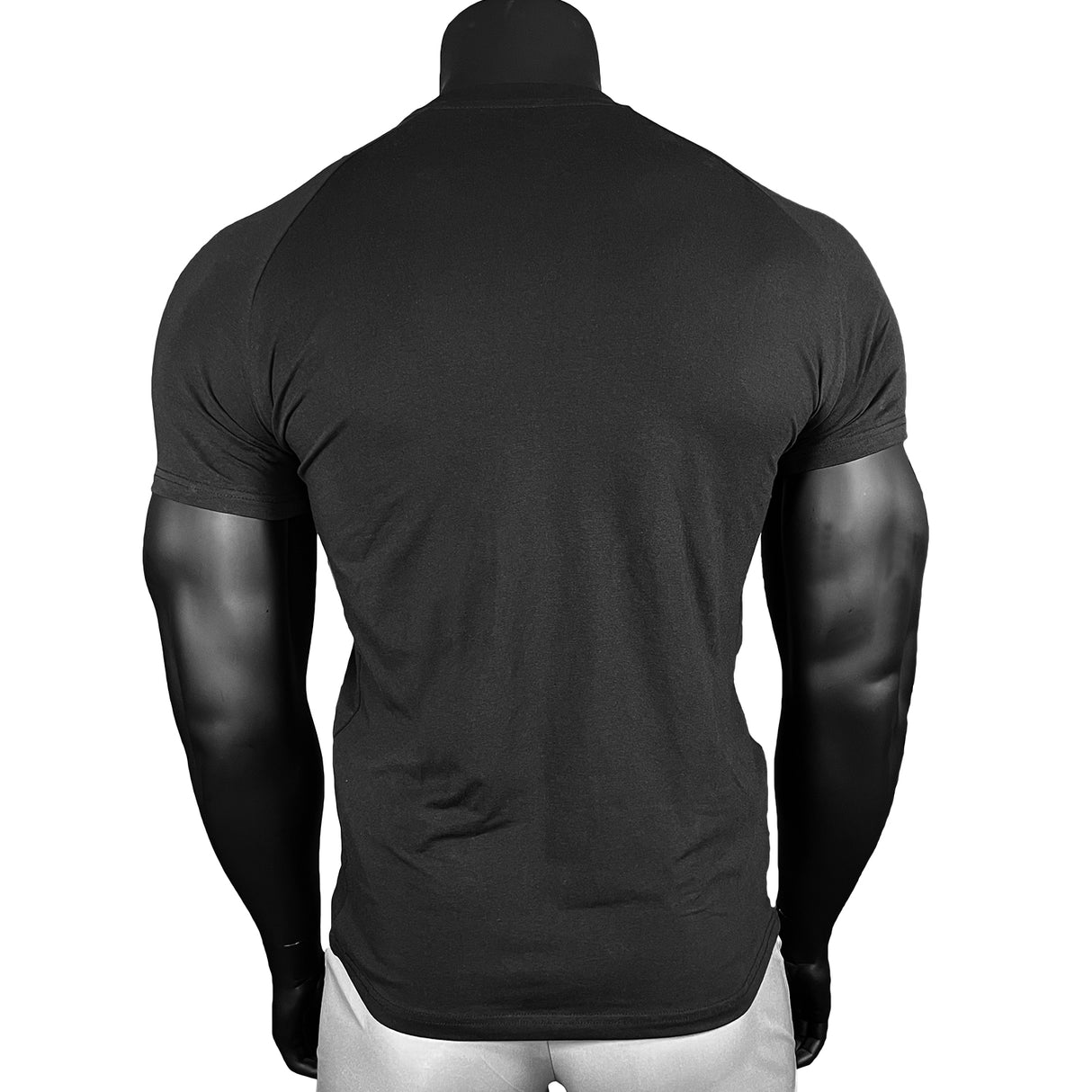 吸汗ドライフィット コットントレーニングTシャツ タイトめ(ロゴ大)