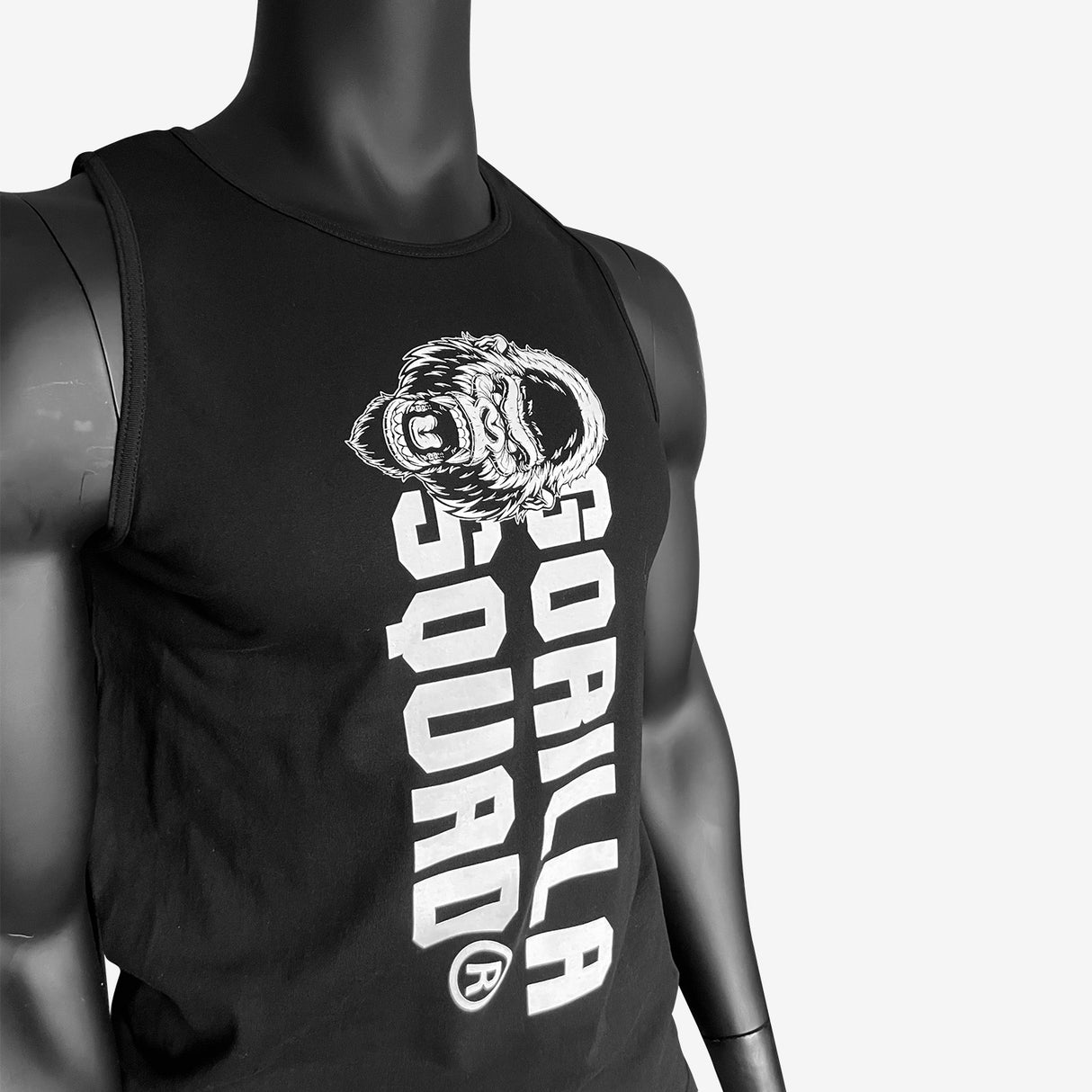 オーバーサイズ メンズ タンクトップ アングリーゴリラフェイス