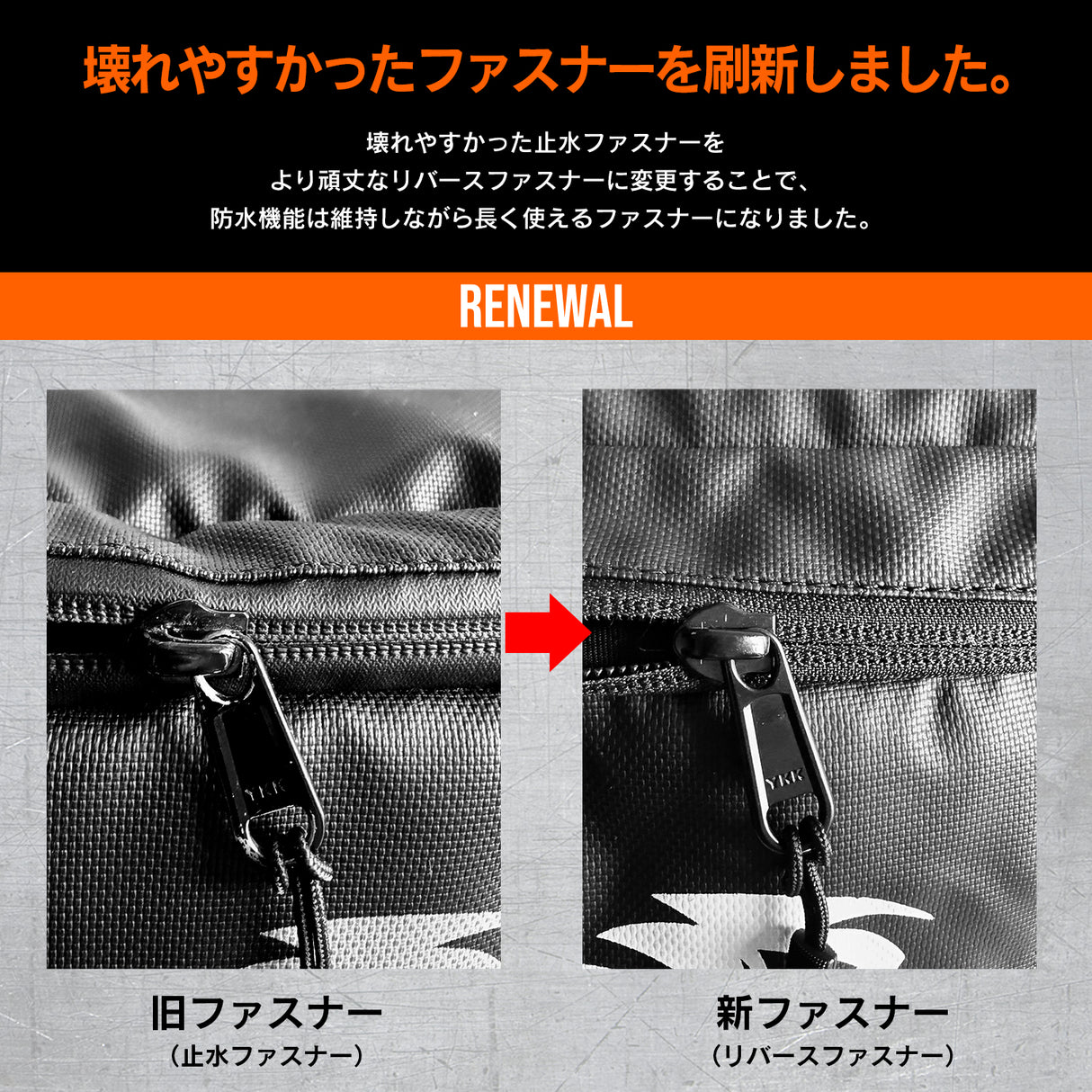 レクタンギュラーバックパック(防水、大容量、最大25L)