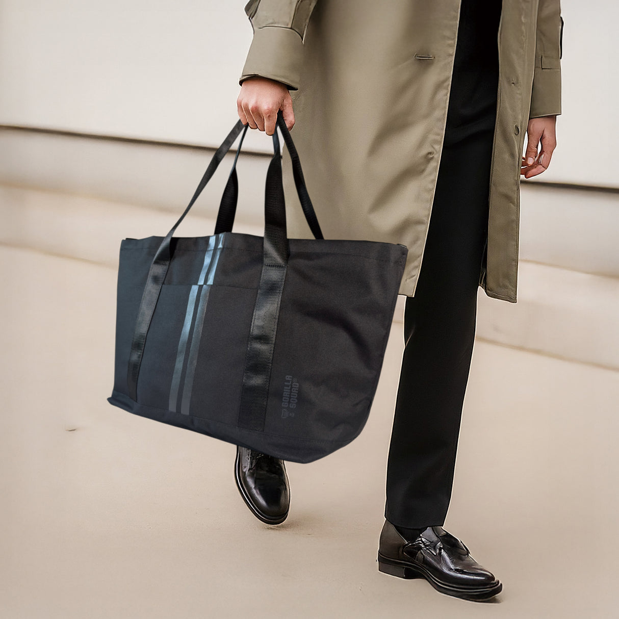 ビッグトートバッグ BIG GYM TOTE BAG ファスナー付き 2WAY 大容量28.5L