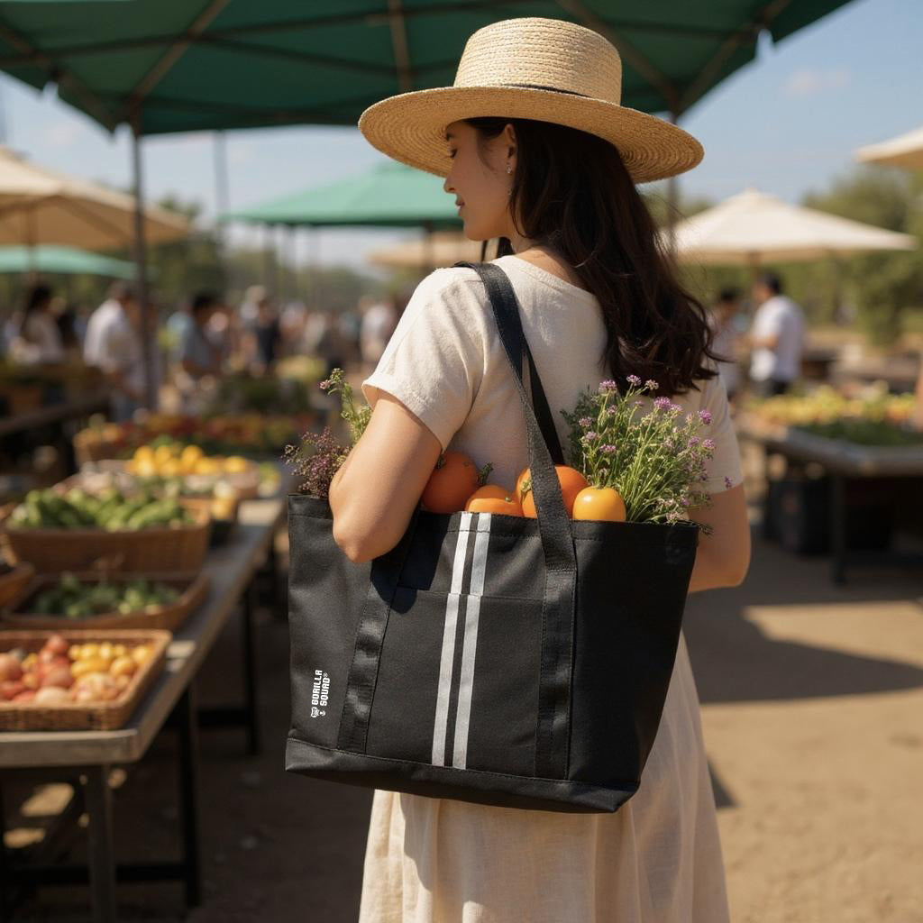 ビッグトートバッグ BIG GYM TOTE BAG ファスナー付き 2WAY 大容量28.5L