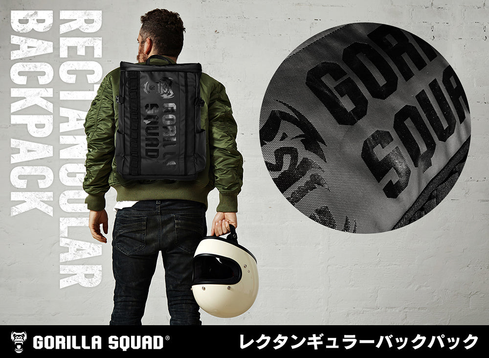 レクタンギュラーバックパック(防水、大容量、最大25L)