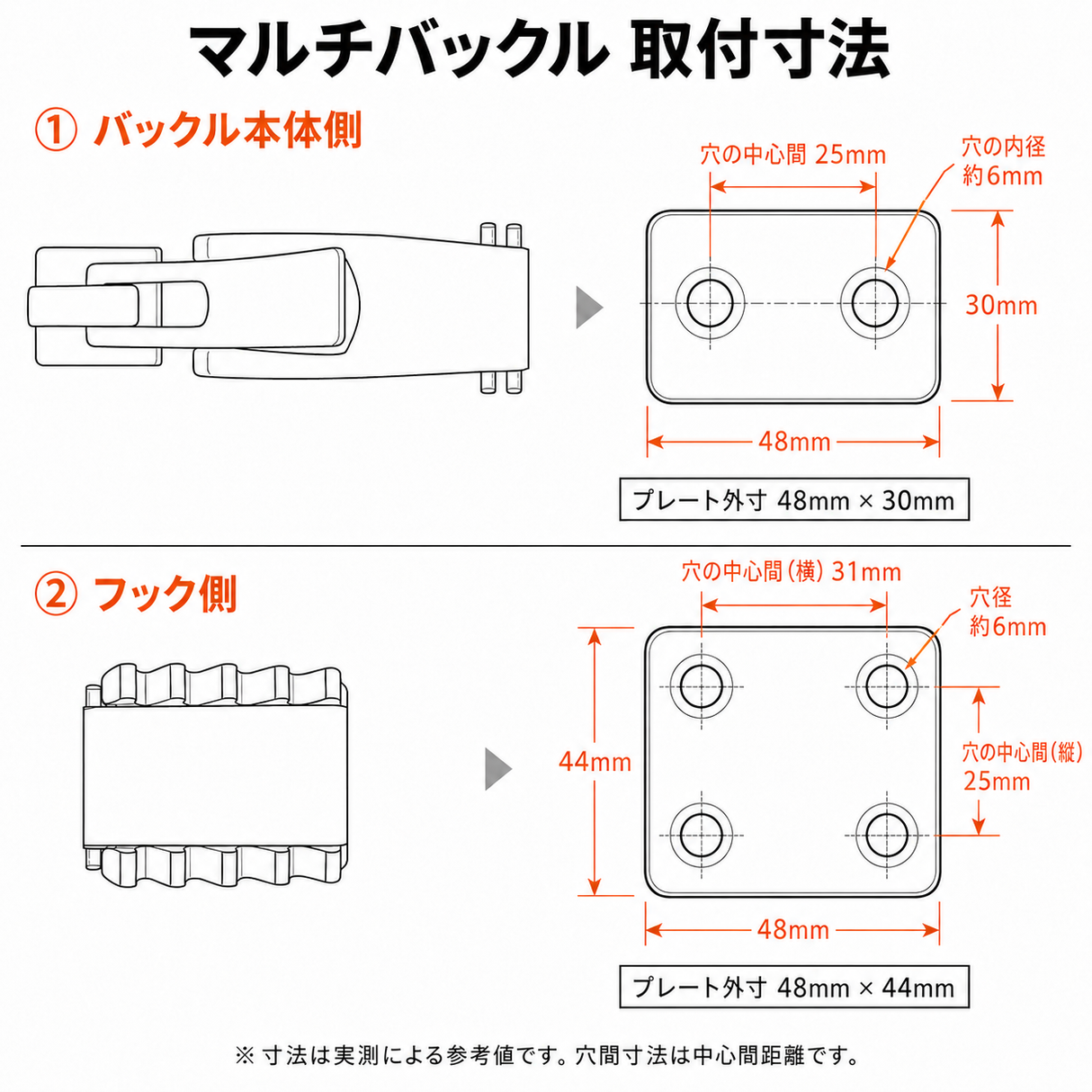 レバーアクションベルトバックルのみ