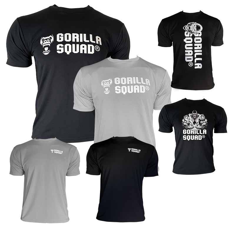 吸汗速乾スポーツドライメッシュTシャツ レギュラーフィット