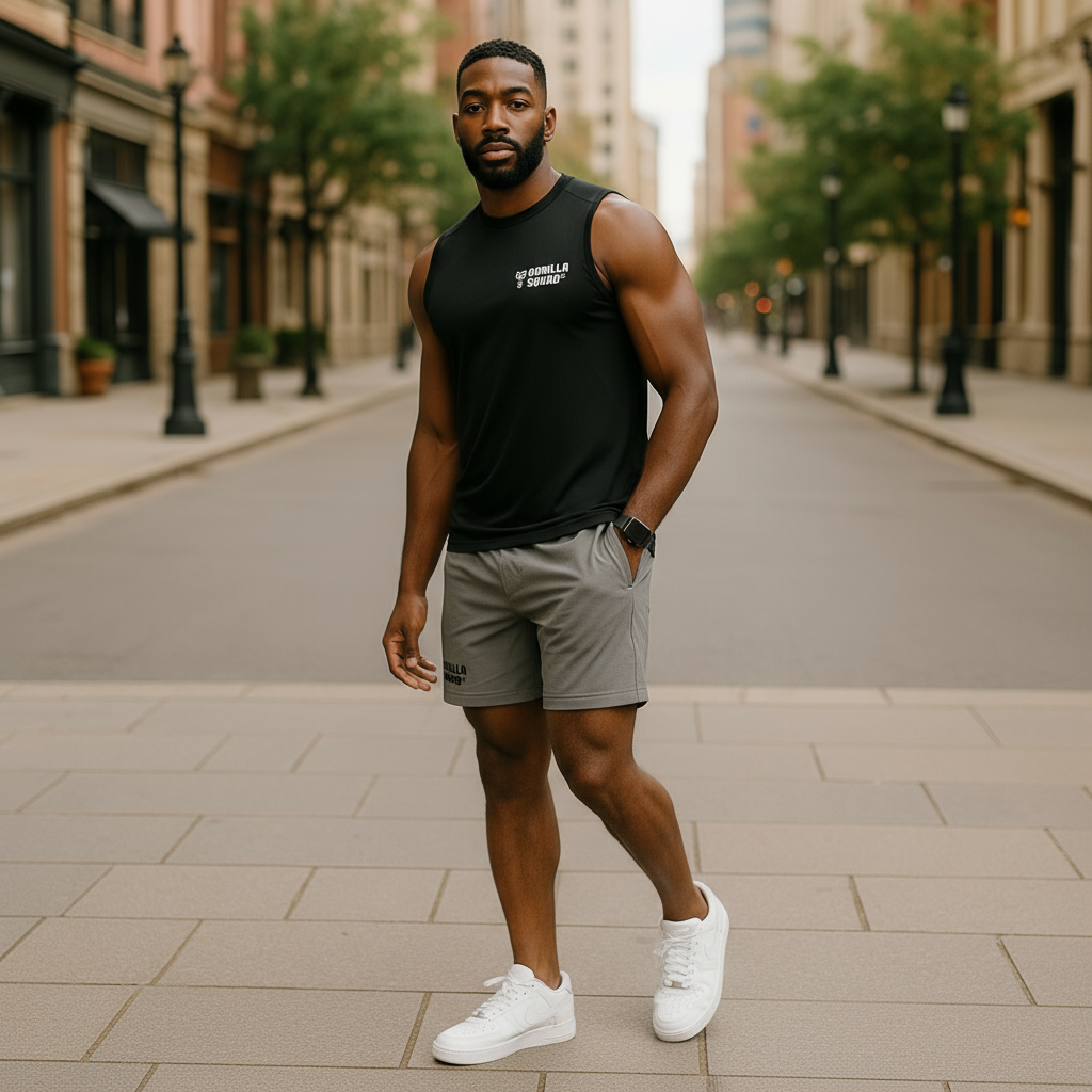 吸汗速乾ドライノースリーブ(ロゴ小)