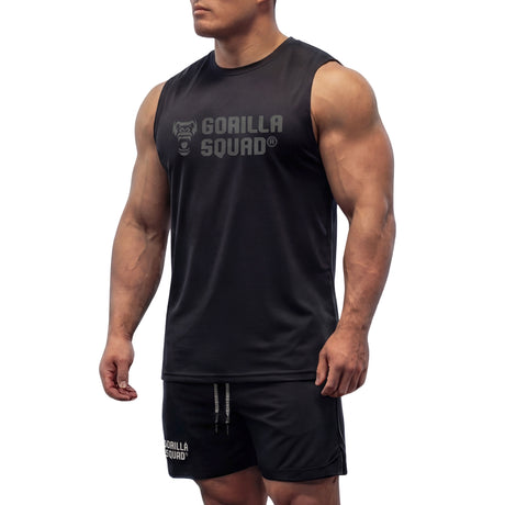 吸汗速乾ドライノースリーブ（ロゴ大）