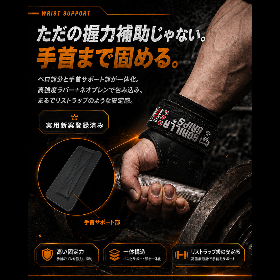 ゴリラグリップスプロ ⁄ GORILLA GRIPS PRO – GORILLA SQUAD(ゴリラ