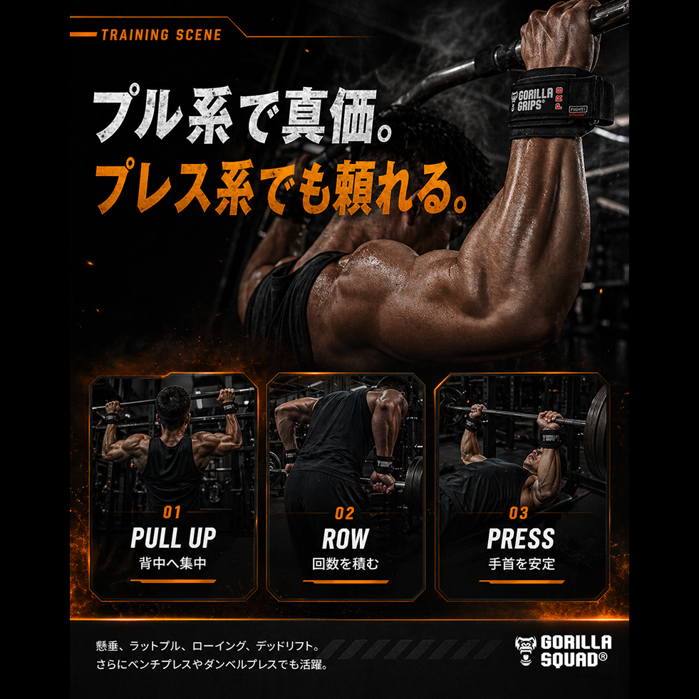 ゴリラグリップスプロ / GORILLA GRIPS PRO