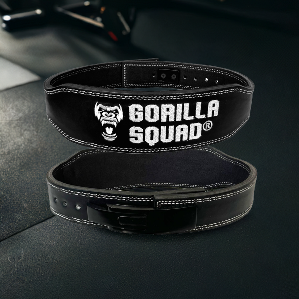 GORILLA SQUAD ゴリラスクワッド レバーアクションベルト ブラック レバーアクションベルト ナロータイプ – GORILLA SQUAD(ゴリラ