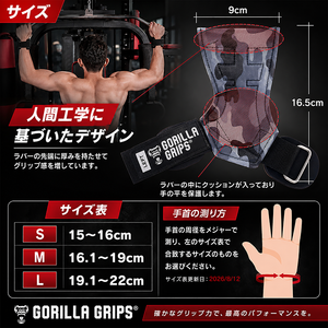 ゴリラグリップス / GORILLA GRIPS